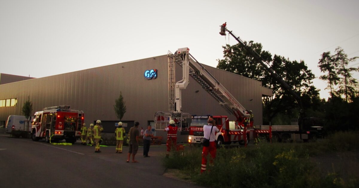 24.08.2016 – Großübung bei GFI Elektro Wolfurt