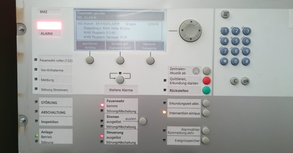ENr-56 04.09.2017 11:41 Uhr – Holzriedstraße >> BMA hat ausgelöst