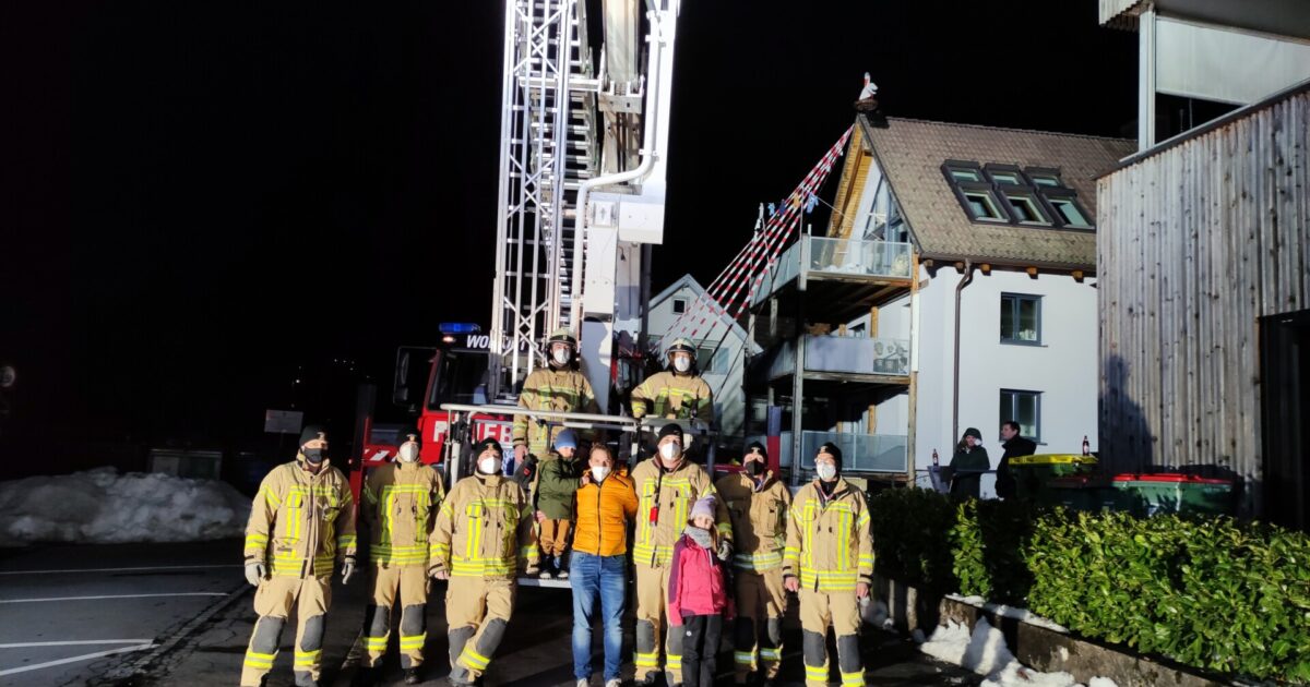 Nachwuchs bei der Feuerwehr – Geburt Klara