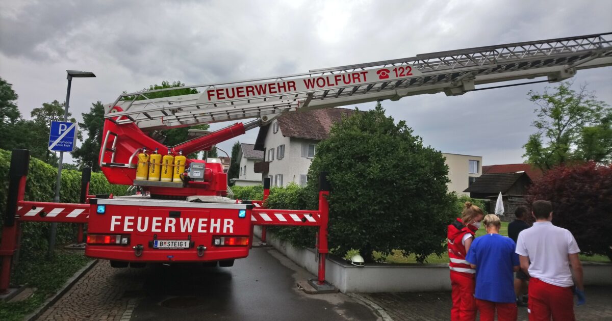ENr-71 26.07.2022 11:01 Uhr – Lauterach >> Patientenbergung