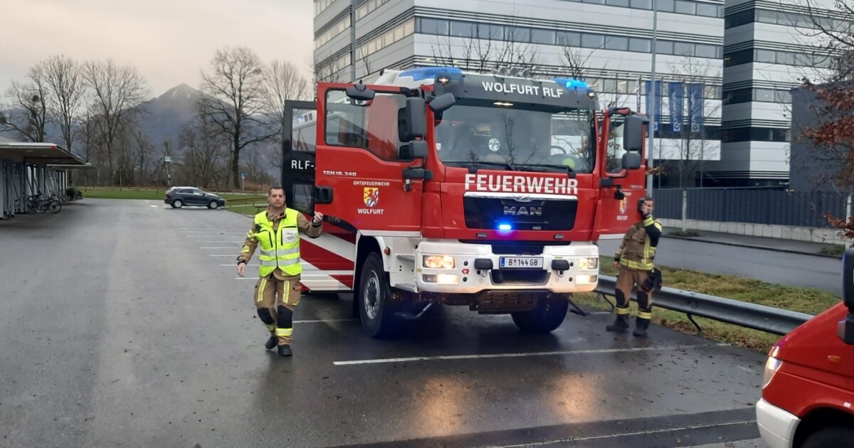 Einsatz Nr-356 27.12.2022 08:50 – Konrad-Doppelmayr-Straße >> Kurzschluss in einer Trafostation