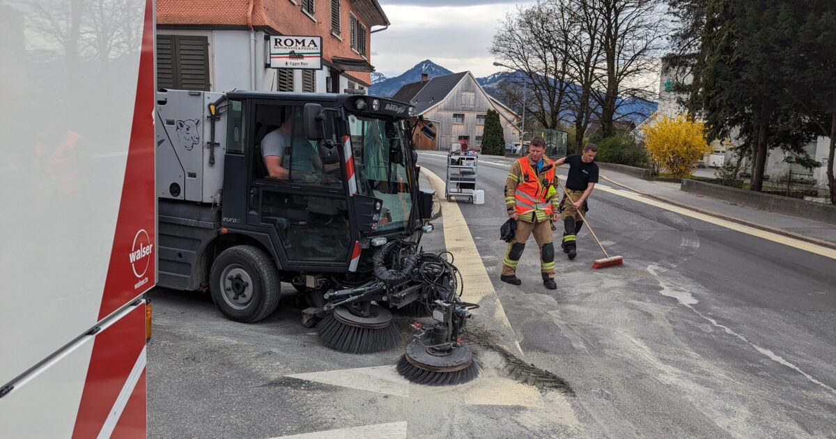 Einsatz-Nr. 24 29.03.2024 13:58 Uhr – Dornbirnerstraße >> Ölspur
