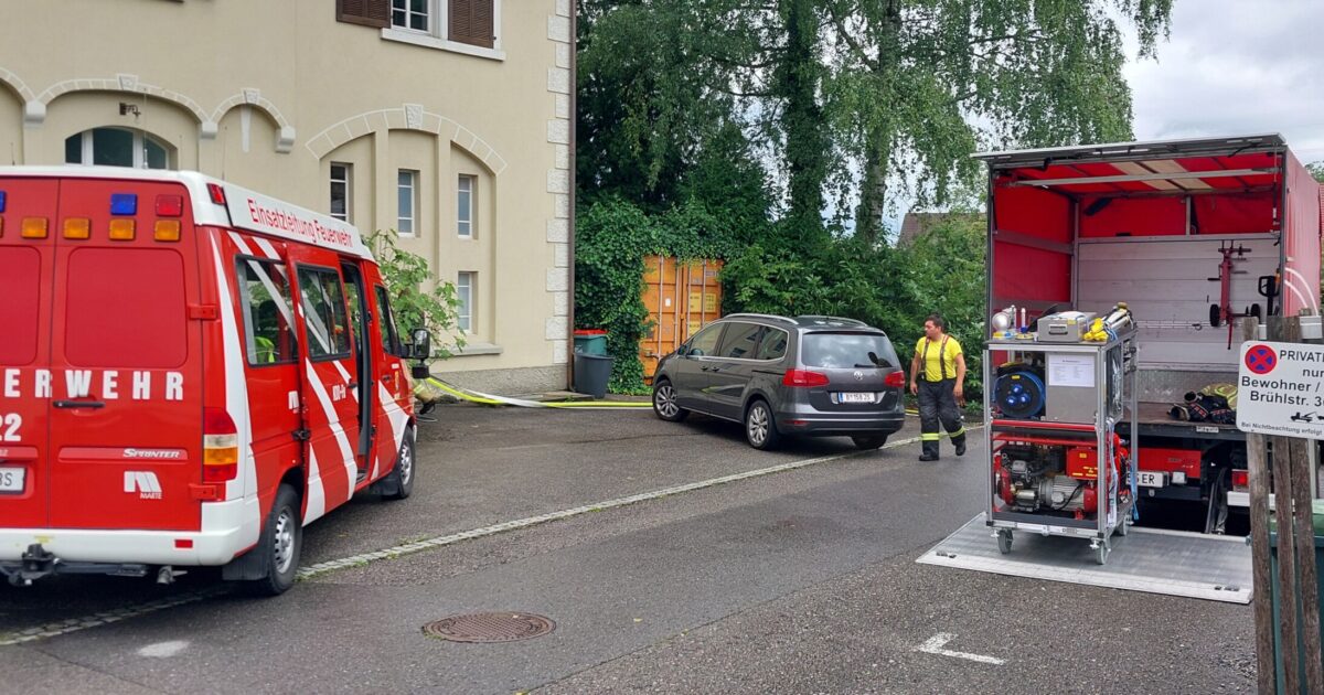Einsatz-Nr. 076 | 31.07.2025 | 09:13 Uhr – Wiesenweg >> Wasser im Keller