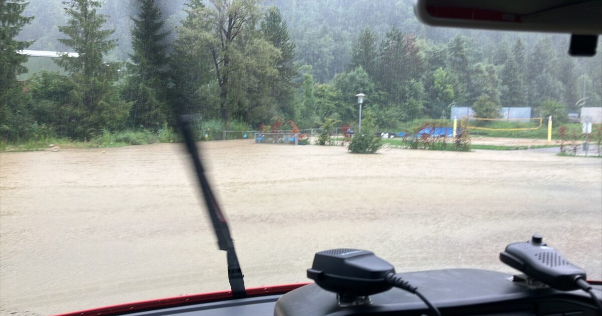 Einsatz-Nr. 067 – 075 | 28.07.2025 | Lokales Unwetter durch Lake-Effekt sorgt für mehrere Einsätze in Wolfurt