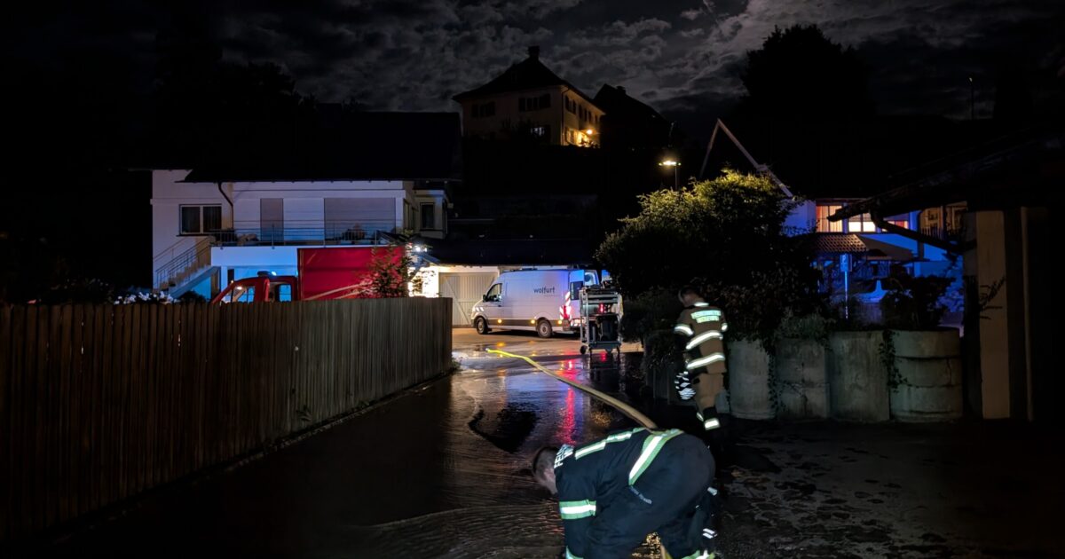 Einsatz-Nr. 093 – 094 | 09.09.2025 | Bregenzerstraße >> Wasserrohrbruch
