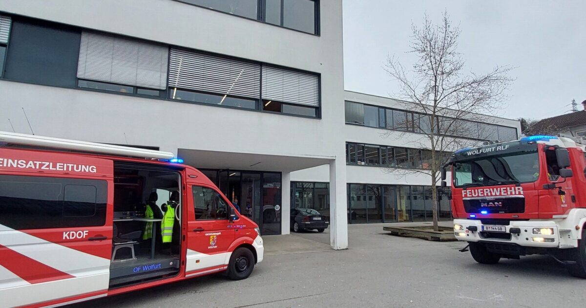 Falscher Brandmelder in der Mittelschule Wolfurt – Handdruckmelder mutwillig betätigt